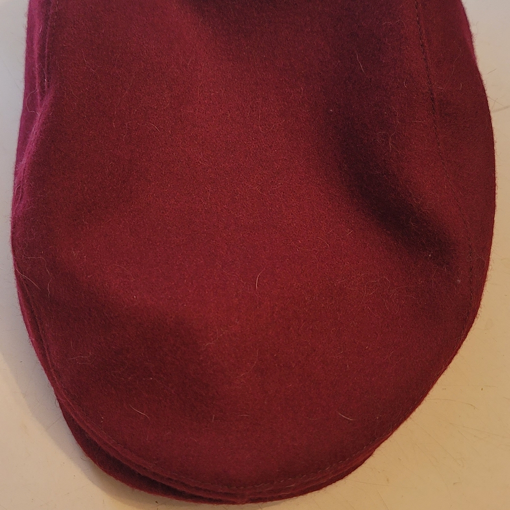 Boston Scally Burgundy Wool Hat